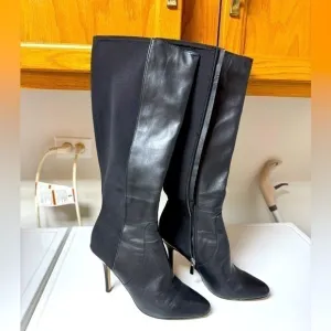 White House Black Market Black Knee-High Boots - Size 8 1/2