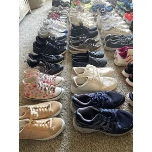 Wholesale Lot 10 Sneakers Nike Adidas Vans Asics Puma Cleats Kids Adults shoes