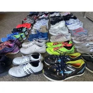 Wholesale Lot 20 Sneakers Nike Adidas Vans Asics Puma Cleats Kids Adults shoes