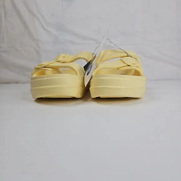 Wild Fable Platform Ecofoam sandals Vegan Lemon Elegant Women Sandals Size 6