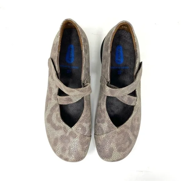 Wolky Passion Beige Python Print shoes