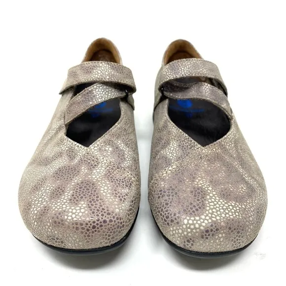 Wolky Passion Beige Python Print shoes