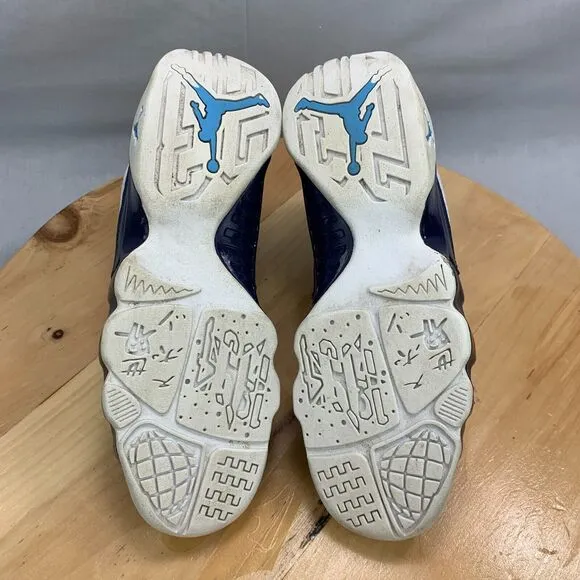 Womens 7.5 / 6Y - Nike Air Jordan Retro 9 Shoes Pearl Blue UNC Sneaker