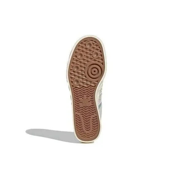 WOMENS Adidas Nizza Platform Cream White Green GX4605