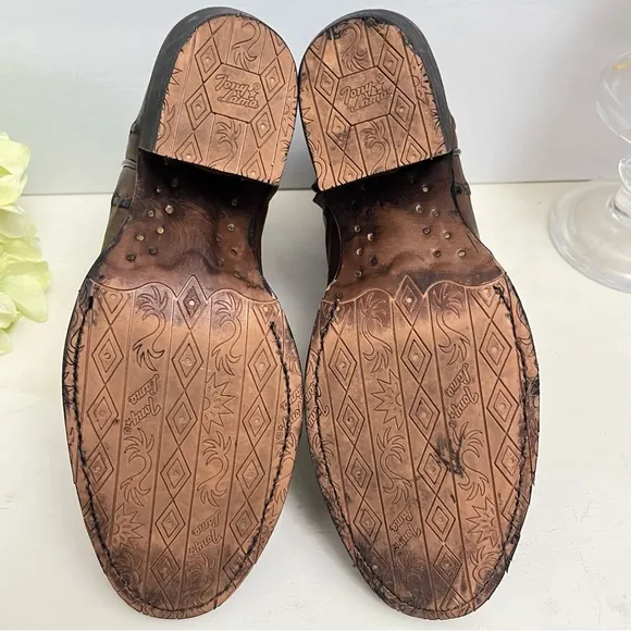WOMEN'S ANAHI BUCKSTITCH TONY LAMA BOOTS Sz 8.5