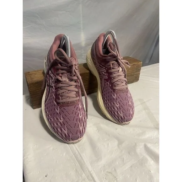 Women's‎ Ascis GT-2000 8 Knit Watershed Rose/White Running Shoe- Size 7.5