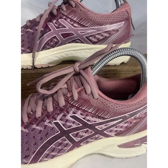 Women's‎ Ascis GT-2000 8 Knit Watershed Rose/White Running Shoe- Size 7.5