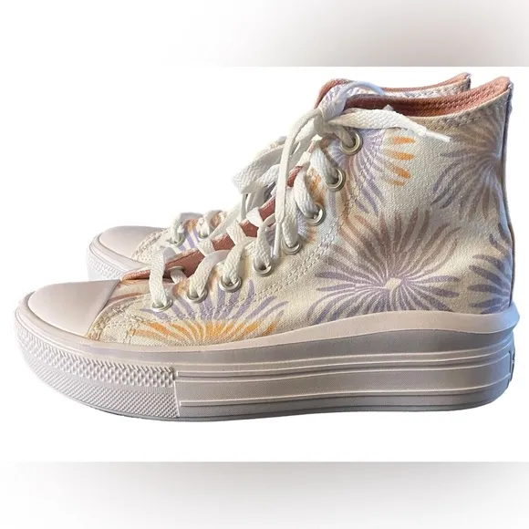 Women's Converse‎ Chuck Taylor All Star Move Floral Platform Shoes