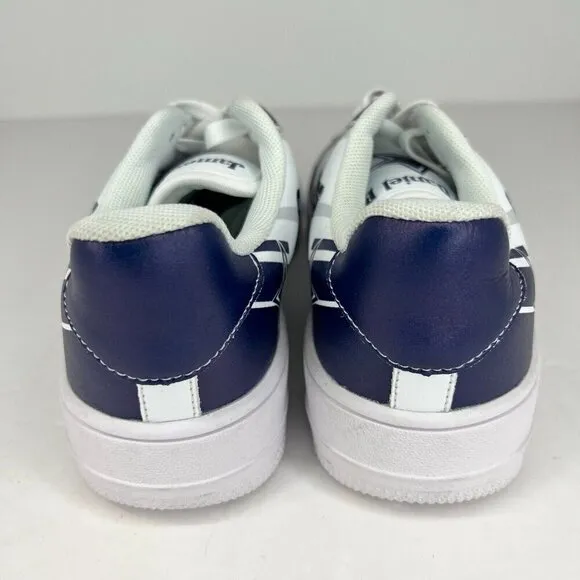 Womens Daniel James Dallas Cowboys LowTop Lace Up Leather Size 9 Custom Sneakers