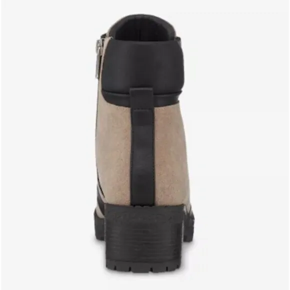 Women’s GC Shoes Taylor Combat Bootie Tan / Black Size: 8 NIB