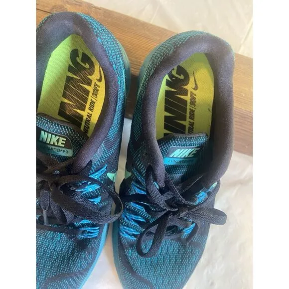 Women's Nike Lunar Tempo Athletic Running Shoes-Black-Rare-Size 8-Excellent Cond