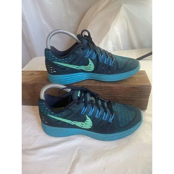 Women's Nike Lunar Tempo Athletic Running Shoes-Black-Rare-Size 8-Excellent Cond