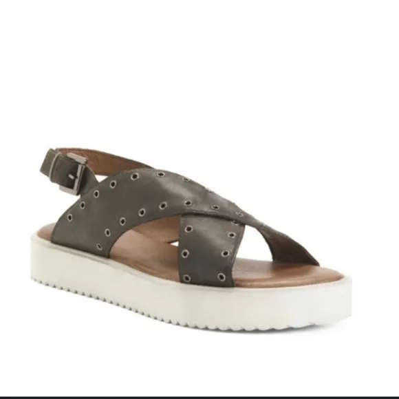 Women's Roan by Bed Stu Hali Platform Sandals leather platform Sz 10 EUC boho