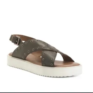 Women's Roan by Bed Stu Hali Platform Sandals leather platform Sz 10 EUC boho