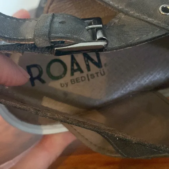 Women's Roan by Bed Stu Hali Platform Sandals leather platform Sz 10 EUC boho