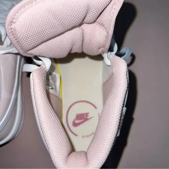 Womens Size 6.5 Nike Court Royale 2 Mid Soft Pink White Sneakers FD0286 600