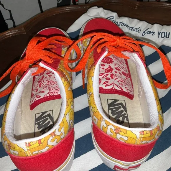Womens Size 7.5 Vans Platform Customs Aries Year of the Tiger Shoes