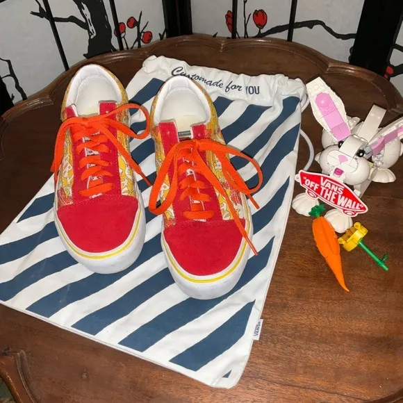 Womens Size 7.5 Vans Platform Customs Aries Year of the Tiger Shoes