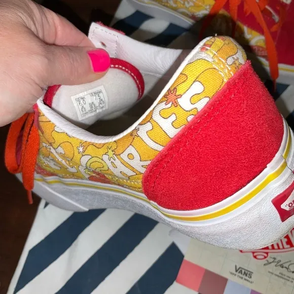 Womens Size 7.5 Vans Platform Customs Aries Year of the Tiger Shoes