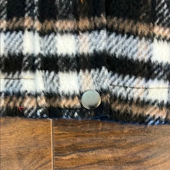 Women’s Steve Madden Wool &amp; Cotton Black Coat