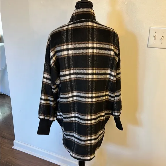 Women’s Steve Madden Wool &amp; Cotton Black Coat