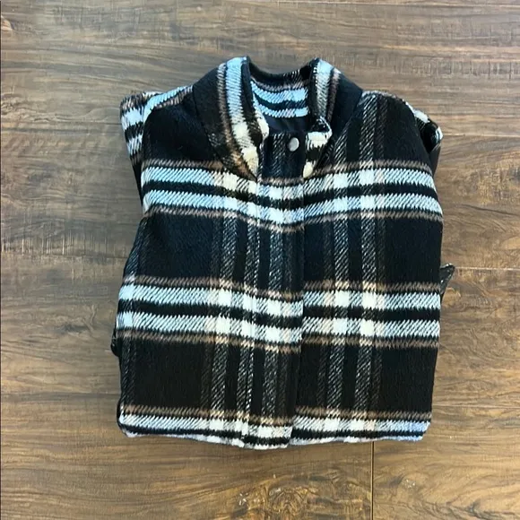 Women’s Steve Madden Wool &amp; Cotton Black Coat