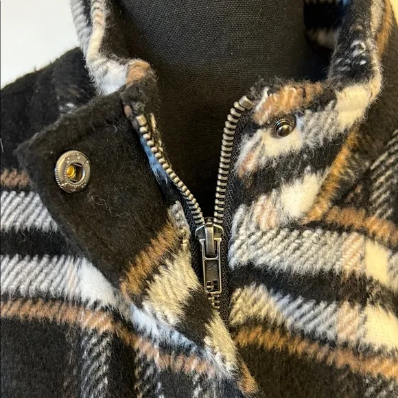 Women’s Steve Madden Wool &amp; Cotton Black Coat