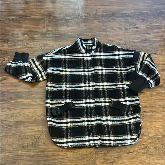 Women’s Steve Madden Wool &amp; Cotton Black Coat