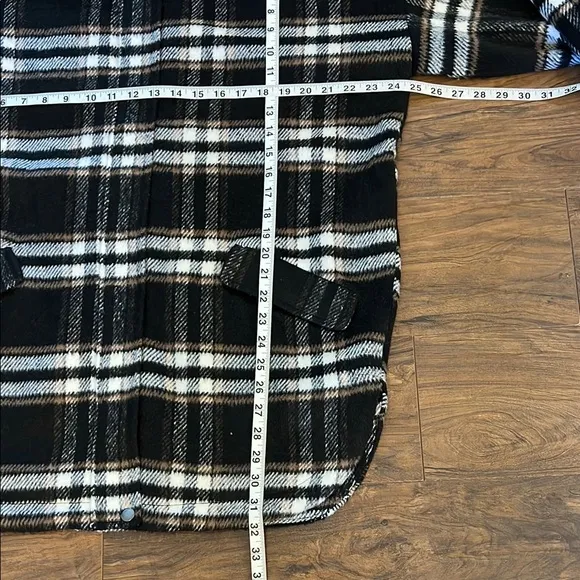 Women’s Steve Madden Wool &amp; Cotton Black Coat