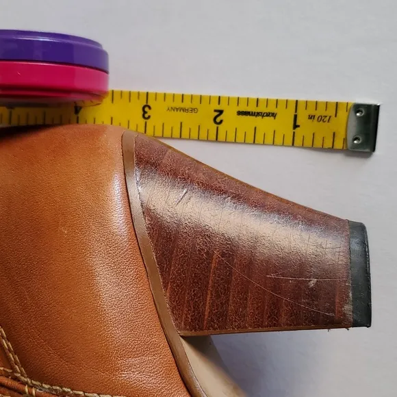 Women's Vintage 70s tan cowboy boots women's 8.5