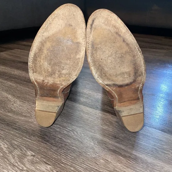 Women's Vintage FRYE Boots, 3 1/2&quot; Heels, Made in USA, Size‎ 5.5