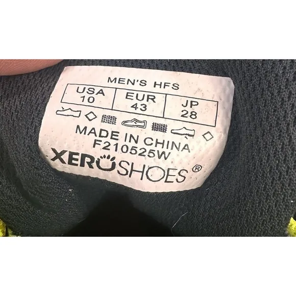 Xero Shoes HFS Glacier Blue Mens Size 10 Sports Running Sneakers 3629