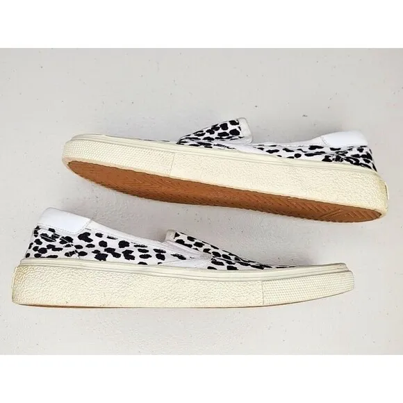 YSL Saint Laurent Babycat slip-on Sneakers Shoes  Womens 37.5 US-7.5