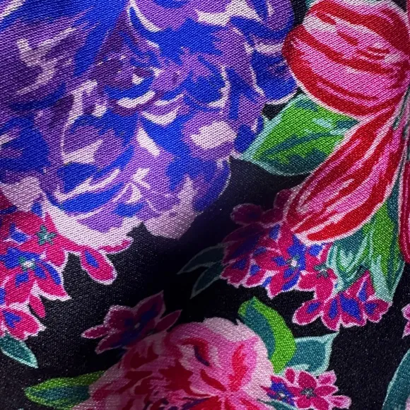 Zara NWT Floral Puff Sleeve Mini Dress Large